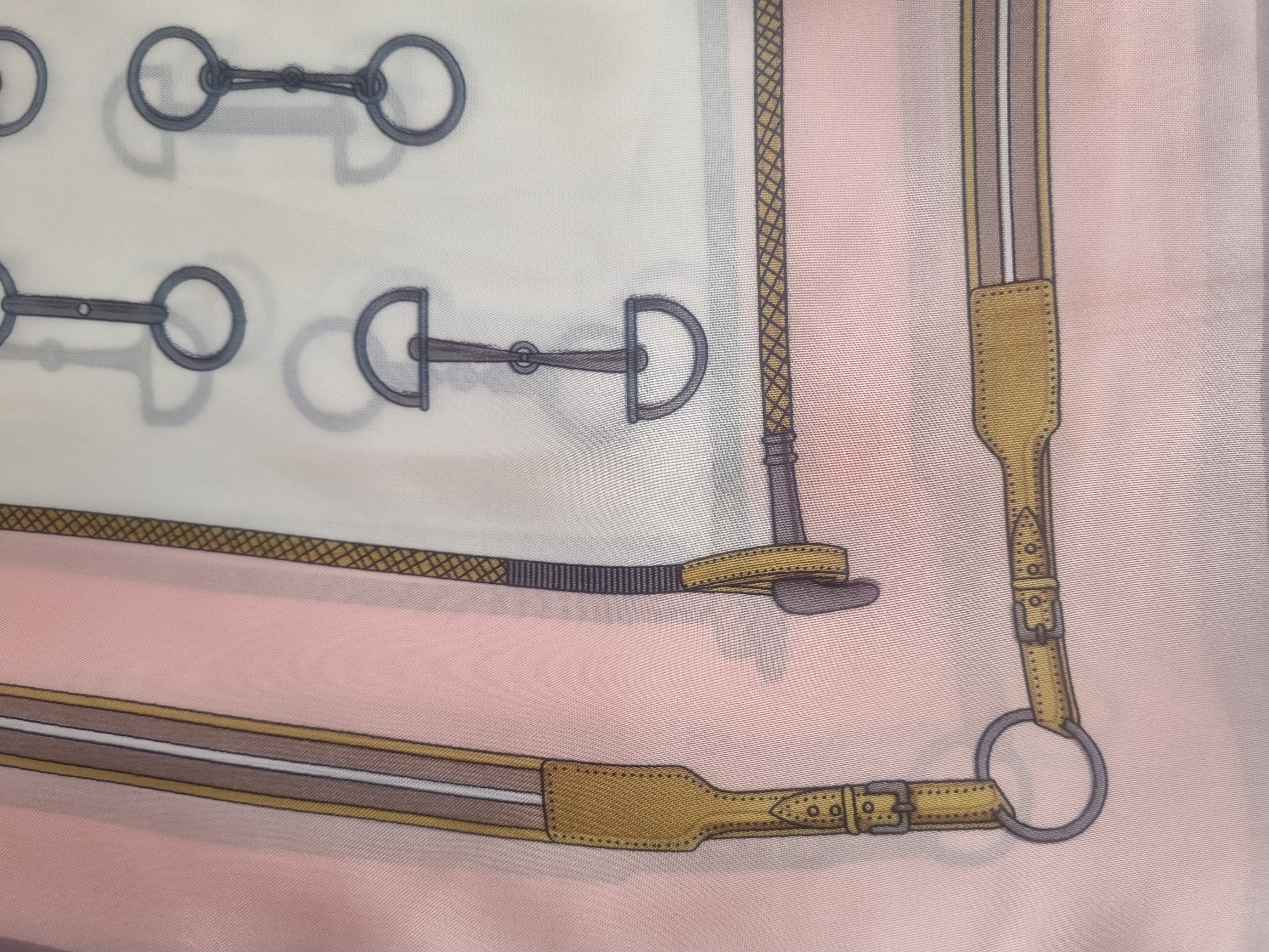Small soft horse scarf - 2
