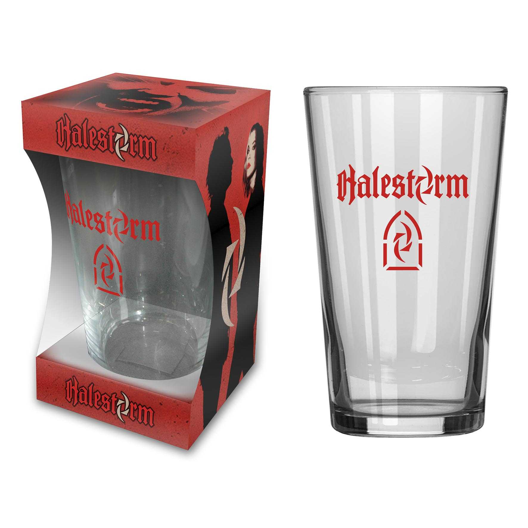 HALESTORM - BACK FROM THE DEAD - BEER GLASS (BOXED)