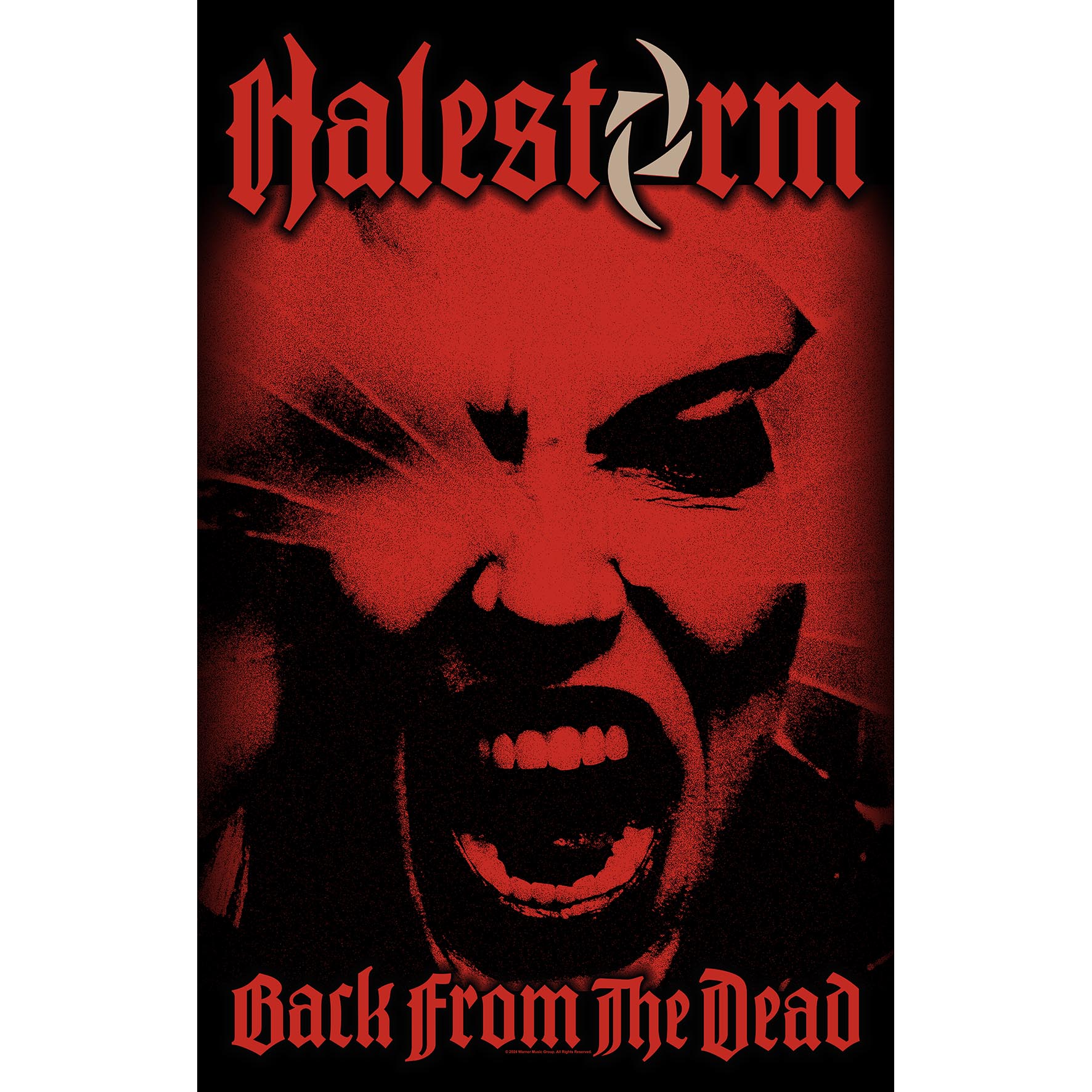 HALESTORM TEXTILE POSTER - BACK FROM THE DEAD