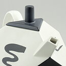 Rolf Sinnemark (Cube 1986) Black/White Teapot with Abstract Decor 26 cm
