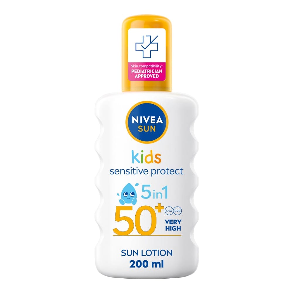 NIVEA SUN Solskydd barn Kids Sensitive Protect & Play Spray SPF50+ 200 ml