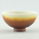 Berndt Friberg (1969) Unique Brown Haresfur Bowl 4 cm