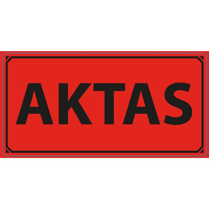 Varningsetikett Aktas 1000/rl