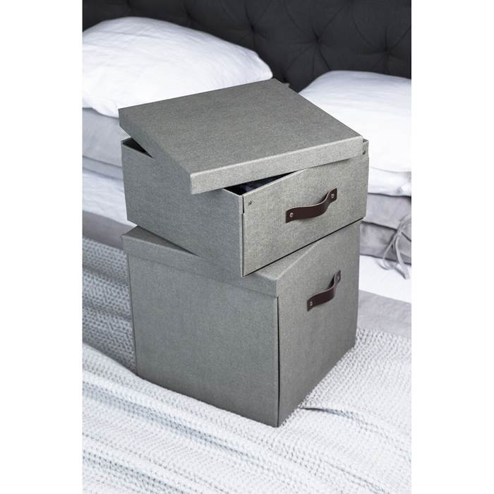 Box Bigso Levi canvas grå - 6