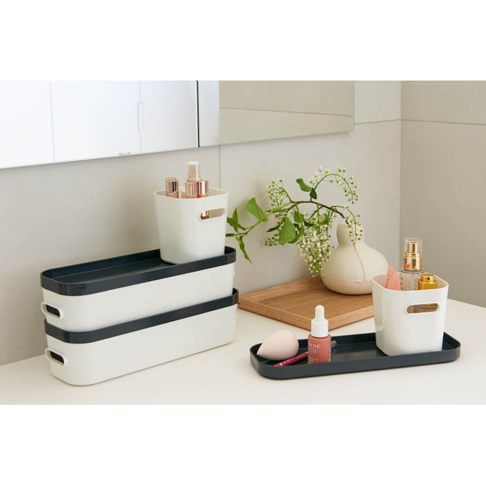 Förvaringsbox Compact Slim vit - 2