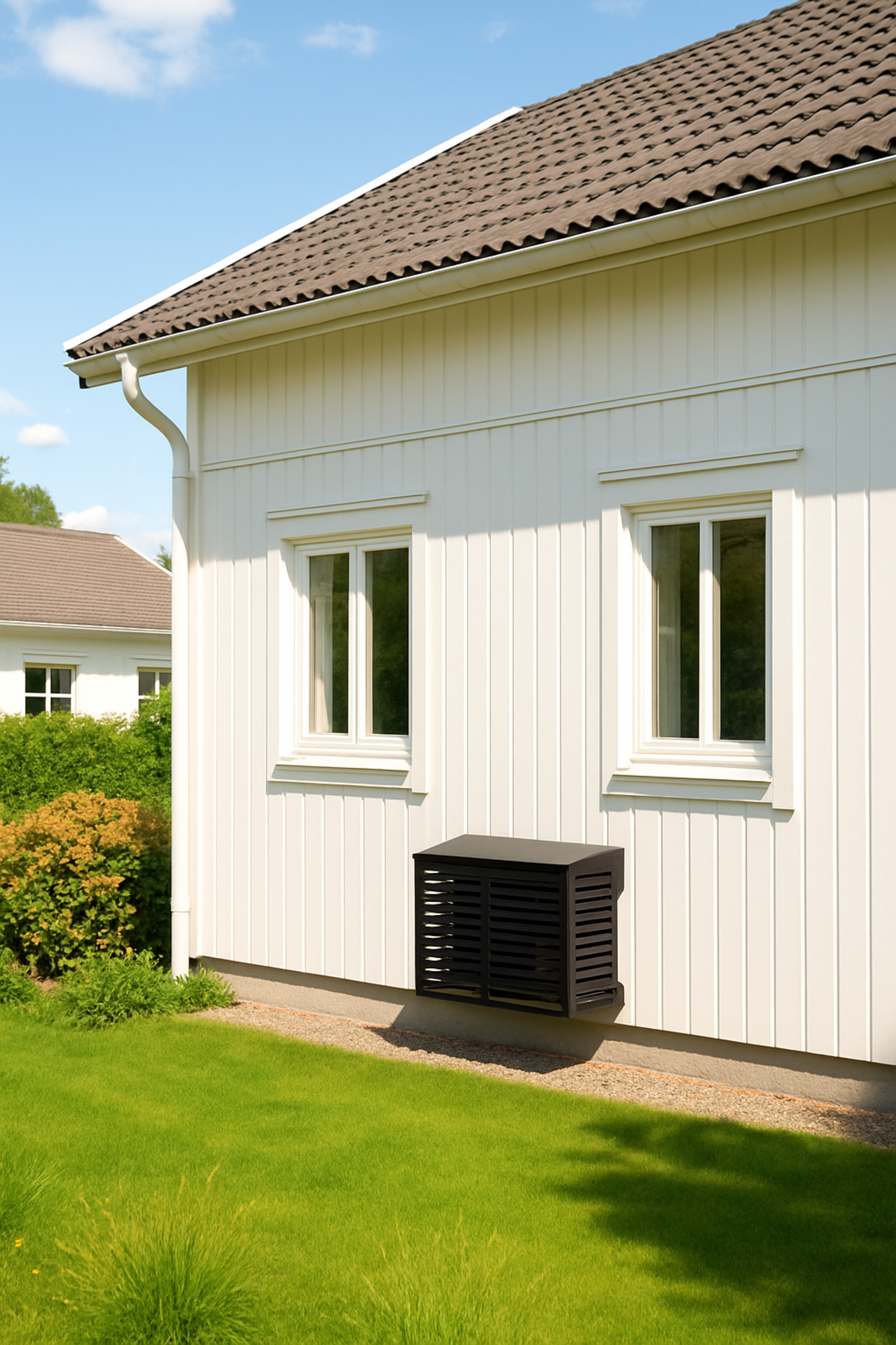 Värmepumpsskydd Svart 1000 - 3