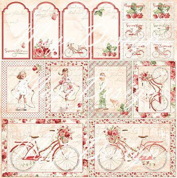 MD Summertime 859 -In the garden, Die cuts