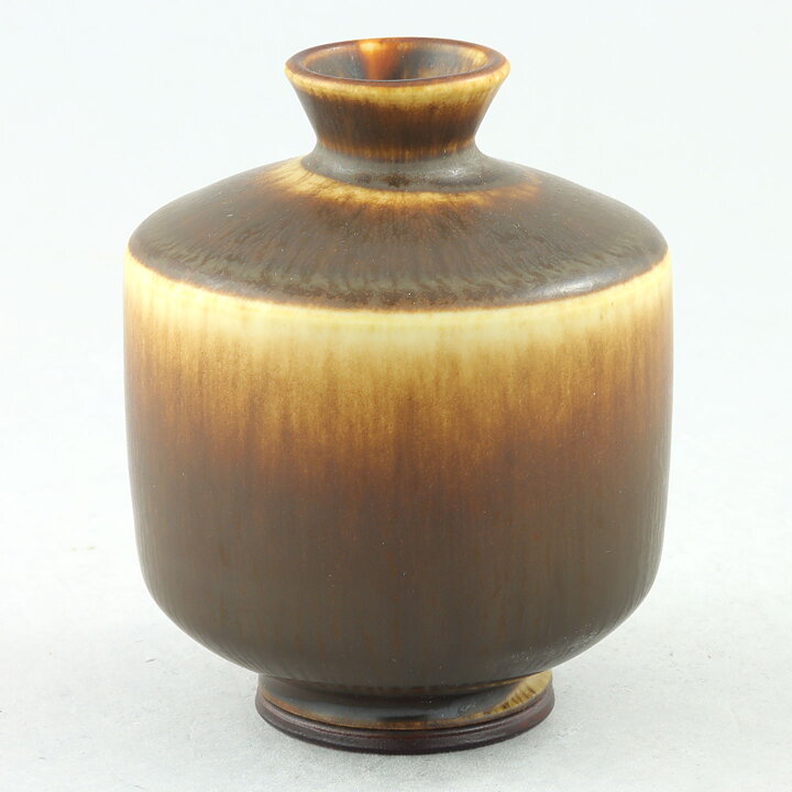 ベルント・フリーベリ  一点もの  茶色のベース  兎毫斑  8cm  1975年