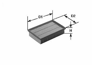 LUFTFILTER  "Standard" - SAAB 900 II, 9-3 I (98-00)
