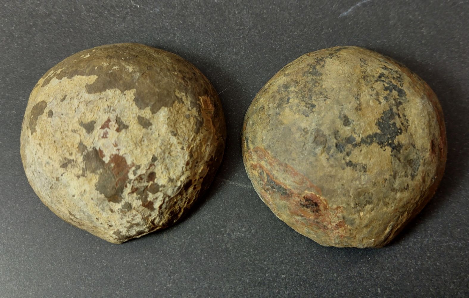 Septaria  Knölar / Nodules (Dragon eggs) - Slipade Halvor, nr1-10 - 11
