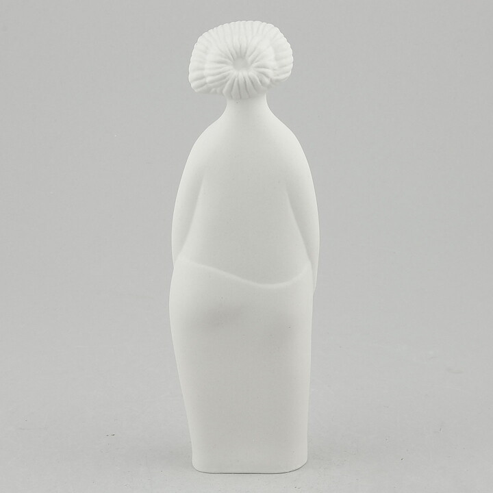 Stig Lindberg (Parian 1977) Matte White Lilla Eva Sculpture 18 cm  <with Box> (2)