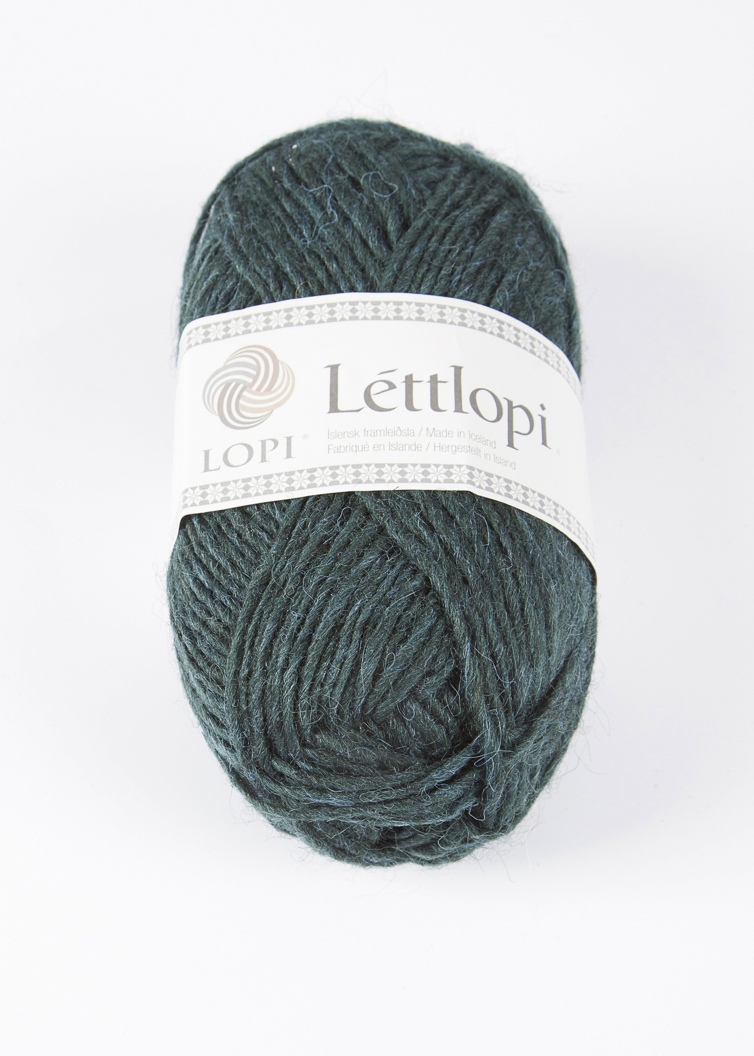 1405 Bottle green heather Lettlopi