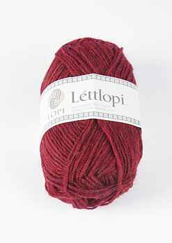 1409 Garnet red heather Lettlopi