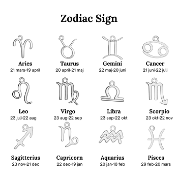IAMLUND Fiskarna berlock – zodiac smycke 