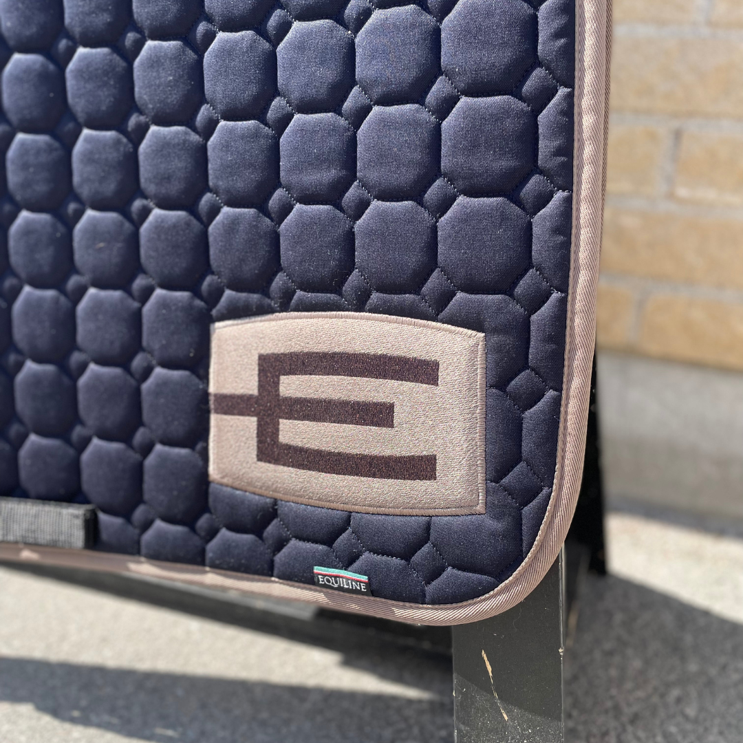 EQUILINE HOPPSCHABRAK MED E-LOGGA NAVY/CAPPUCCCINO/BRONZE - 2