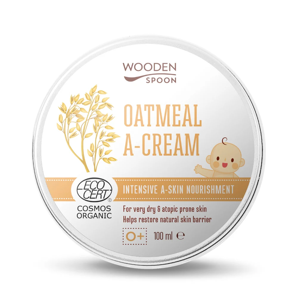 Oatmeal A cream Vårdande kräm  100 ml- Wooden Spoon - 2
