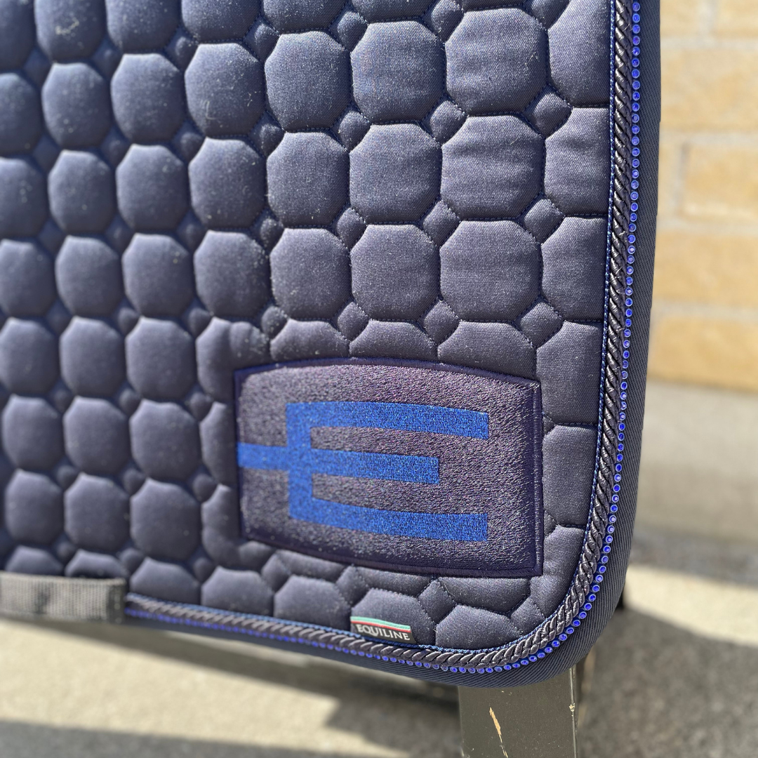 EQUILINE HOPPSCHABRAK MED E-LOGGA NAVY/ROYALBLUE/GLITTER - 2
