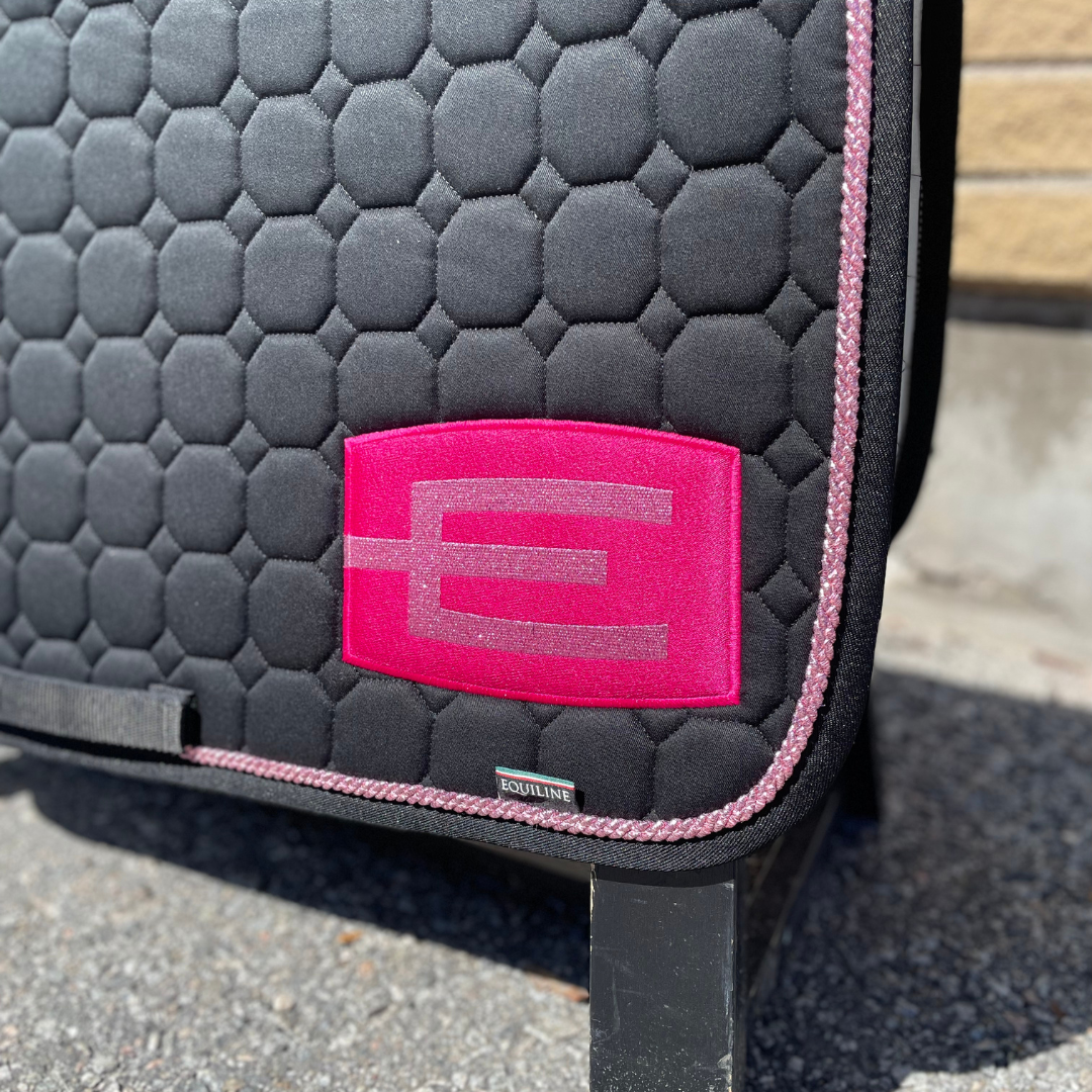 EQUILINE HOPPSCHABRAK MED E-LOGGA NAVY/PINK/GLITTERPINK - 4