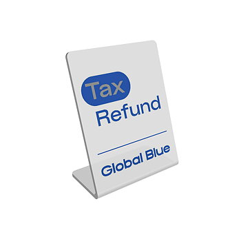 Tax Refund Acrylic Stand Clear