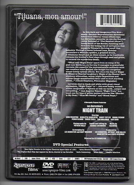 Night Train Special Edition DVD