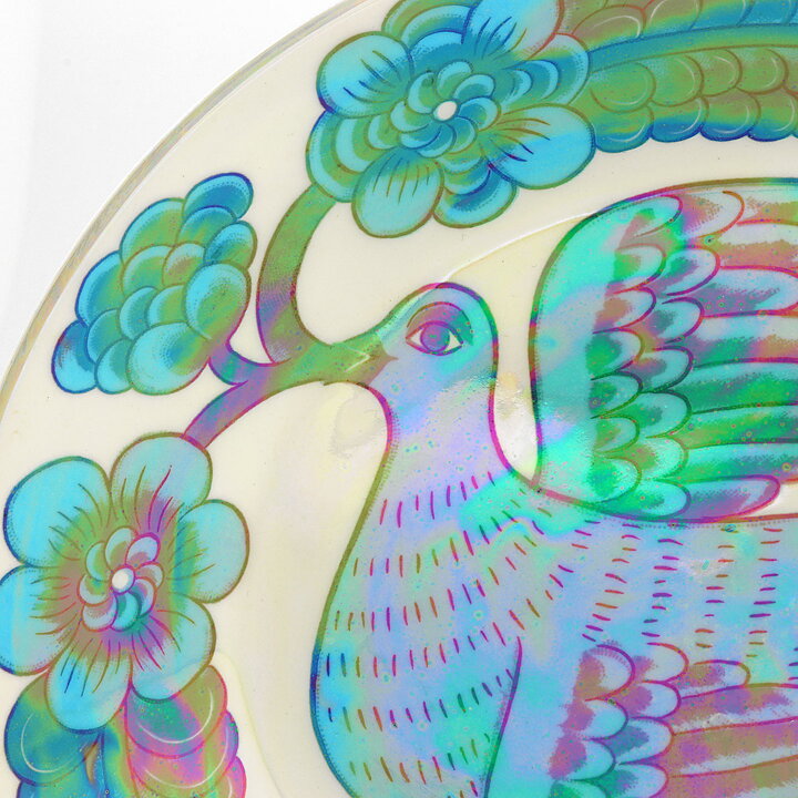 Birger Kaipiainen (Arabia 1970s) Brilliant Bird Plate <with Box>