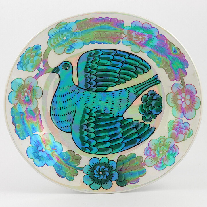 Birger Kaipiainen (Arabia 1970s) Brilliant Bird Plate <with Box>