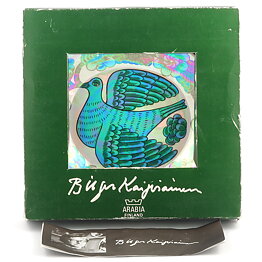 Birger Kaipiainen (Arabia 1970s) Brilliant Bird Plate <with Box>