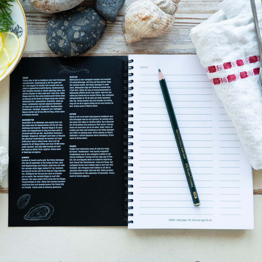 NOTEBOOK A5 – SHELLFISHPARADISE - UPPLEVAS - 4