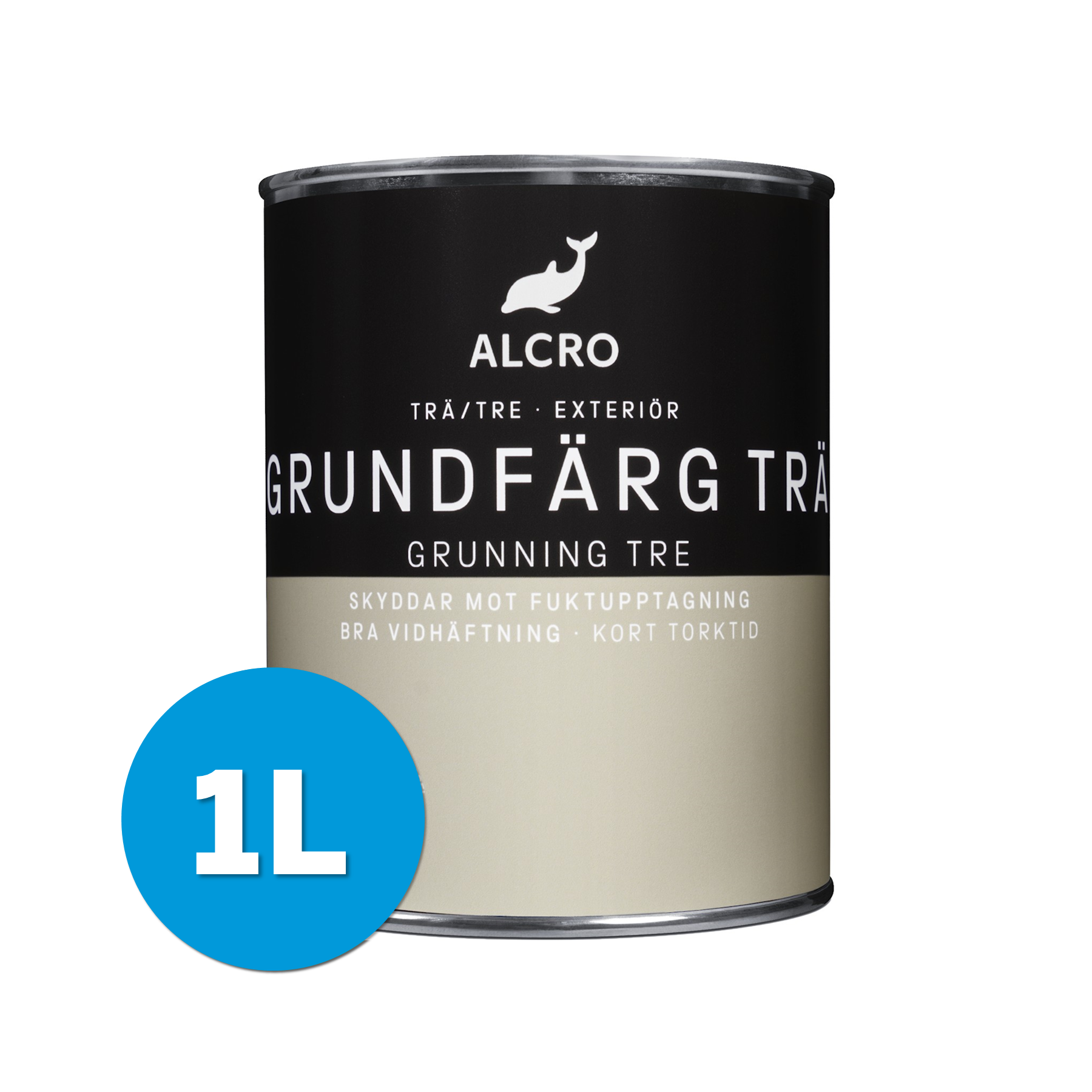 Grundfärg Trä Vit 1L