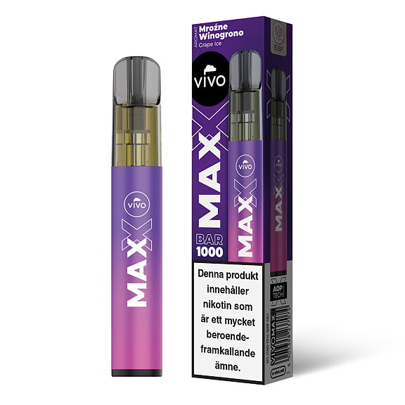 Vivo Max Engångspod Grape(Vindruvor)  MESH
