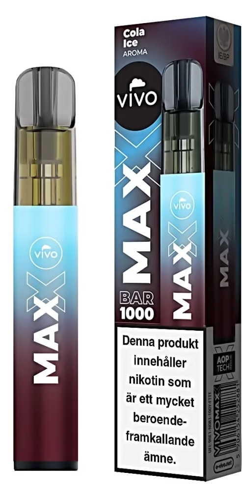 Vivo Max Engångspod Cola Ice