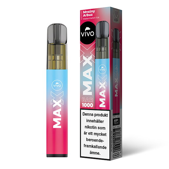 Vivo Max Engångspod Watermelon Ice MESH