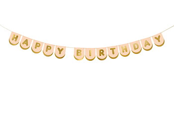 Girlang - Happy Birthday - Rosa