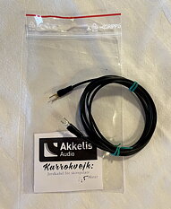 Akkelis Audio Kurrokvejk - Jordkabel till skivspelare (1.5 meter)