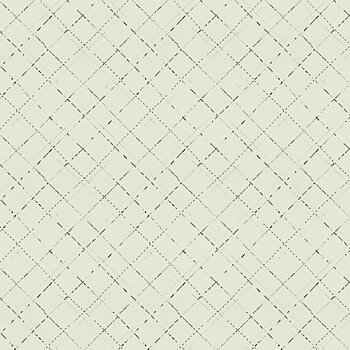 Green Diagonal Plaid - Au Naturel (30 x 110 cm)
