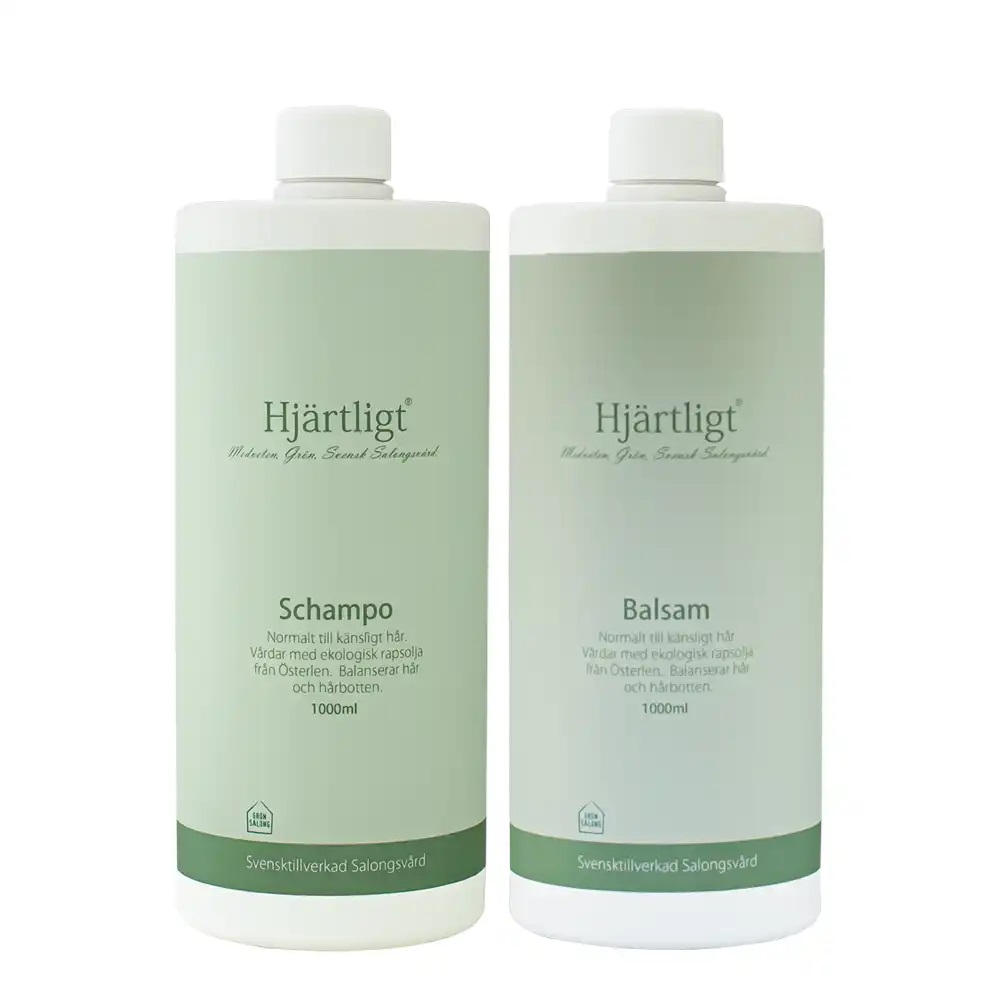 Hjärtligt Paket Schampo Balsam 1000ml