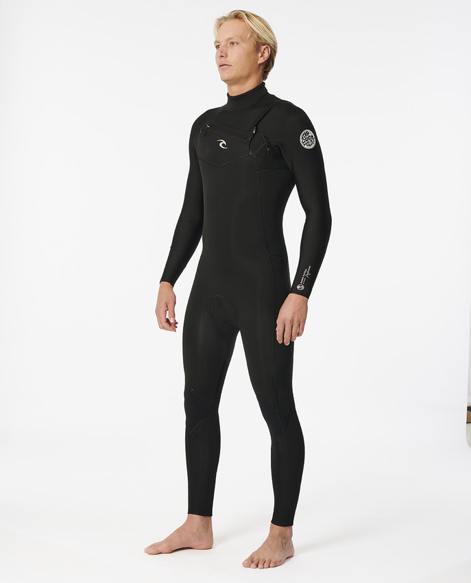 Rip Curl Dawn Patrol Performance 3/2mm Chest Zip Steamer Våtdräkt - 2
