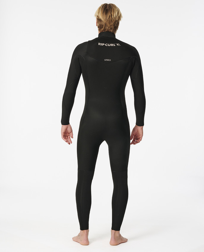 Rip Curl Dawn Patrol Performance 3/2mm Chest Zip Steamer Våtdräkt - 3
