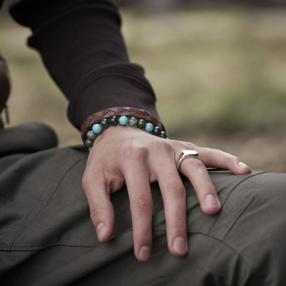 Son of Noa armband mossagat/turkos  - 2