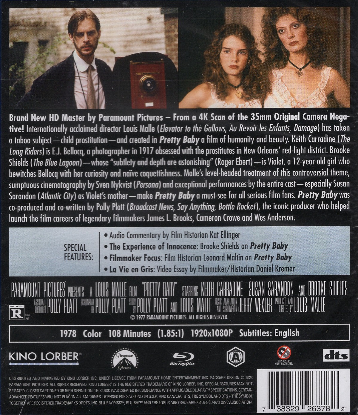 Pretty Baby (ej svensk text) (Blu-ray) (OBS! Region A) - 2