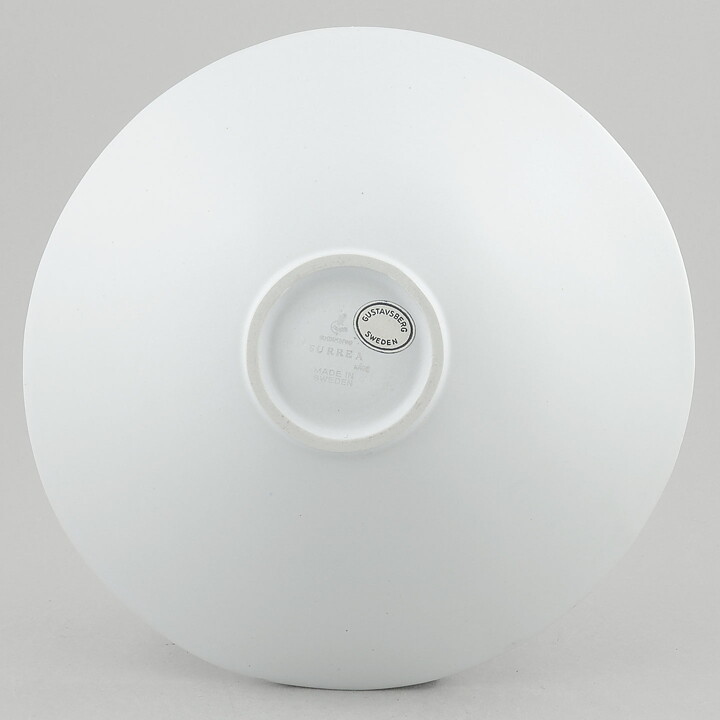 Wilhelm Kåge (1940s) White Carrara Bowl 23 cm