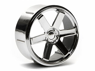 HPI 73412 - WHEEL SET (CHROME/MICRO RS4)