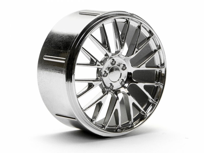 HPI 73412 - WHEEL SET (CHROME/MICRO RS4) - 4