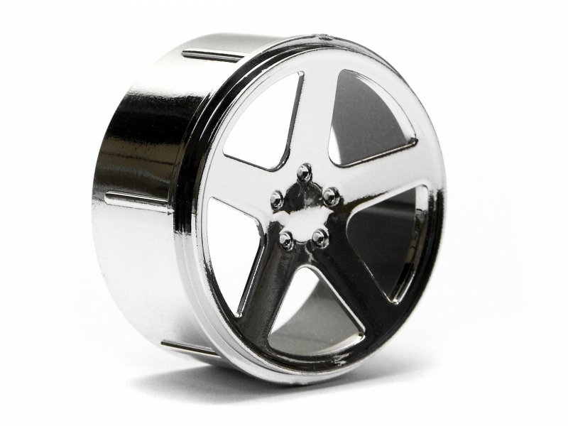 HPI 73412 - WHEEL SET (CHROME/MICRO RS4) - 3
