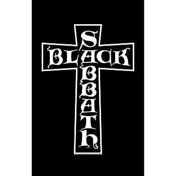 BLACK SABBATH TEXTILE POSTER - CROSS