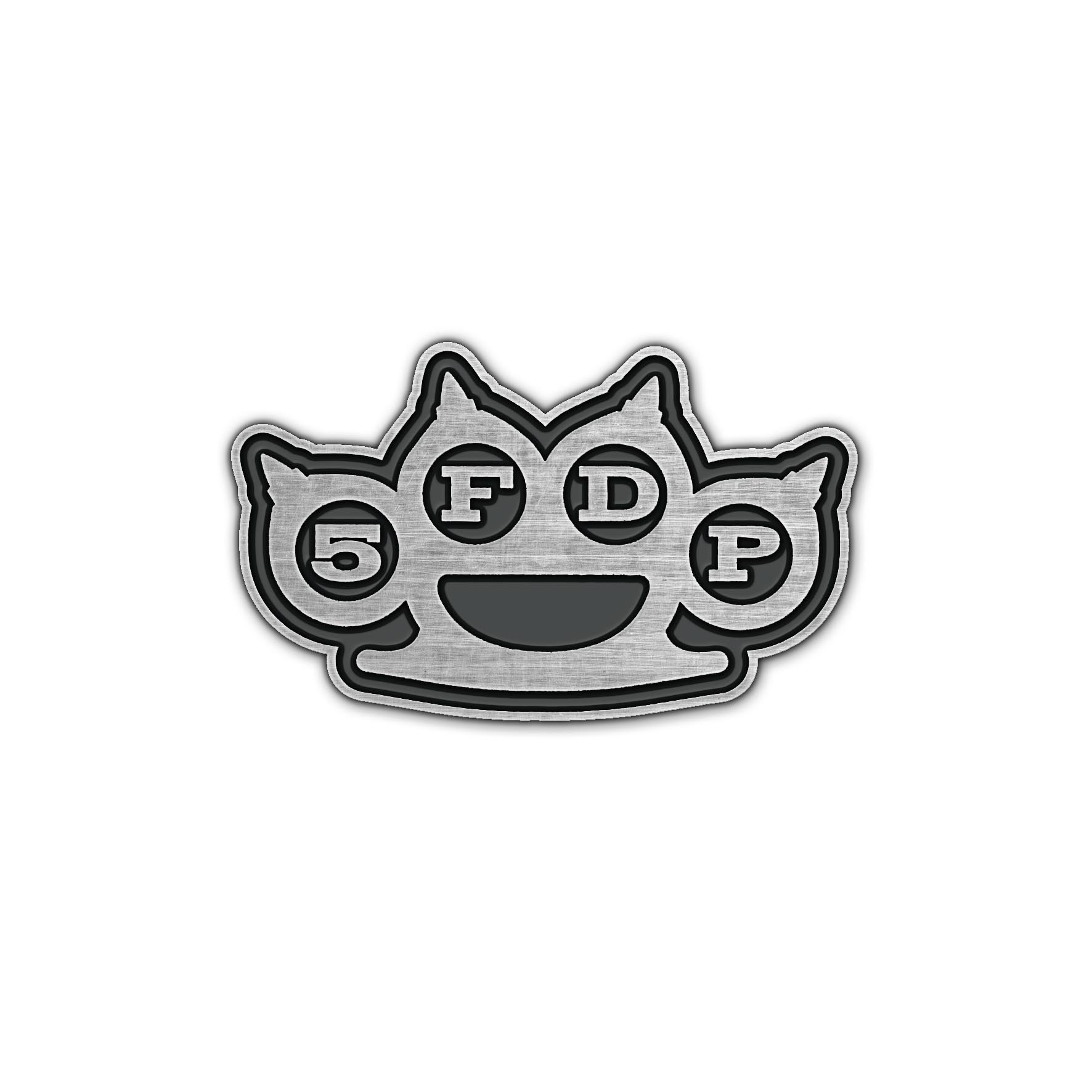 FIVE FINGER DEATH PUNCH PIN BADGE - KNUCKLES