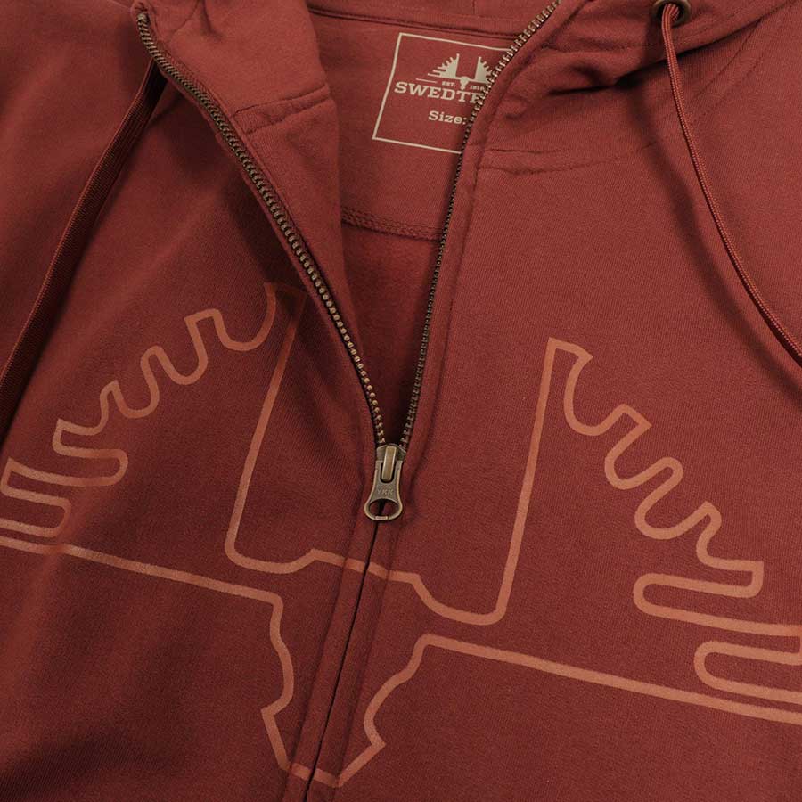 Swedteam Ultra Hoodie Sweater Dark Orange - 4