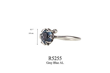 SMALL TULIP LEMURIA RING