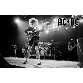 AC/DC TEXTILE POSTER - 50 YEARS