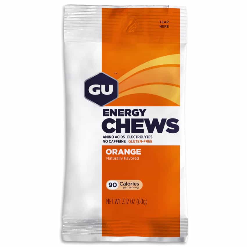 GU Energy chews - Orange,  16 piece